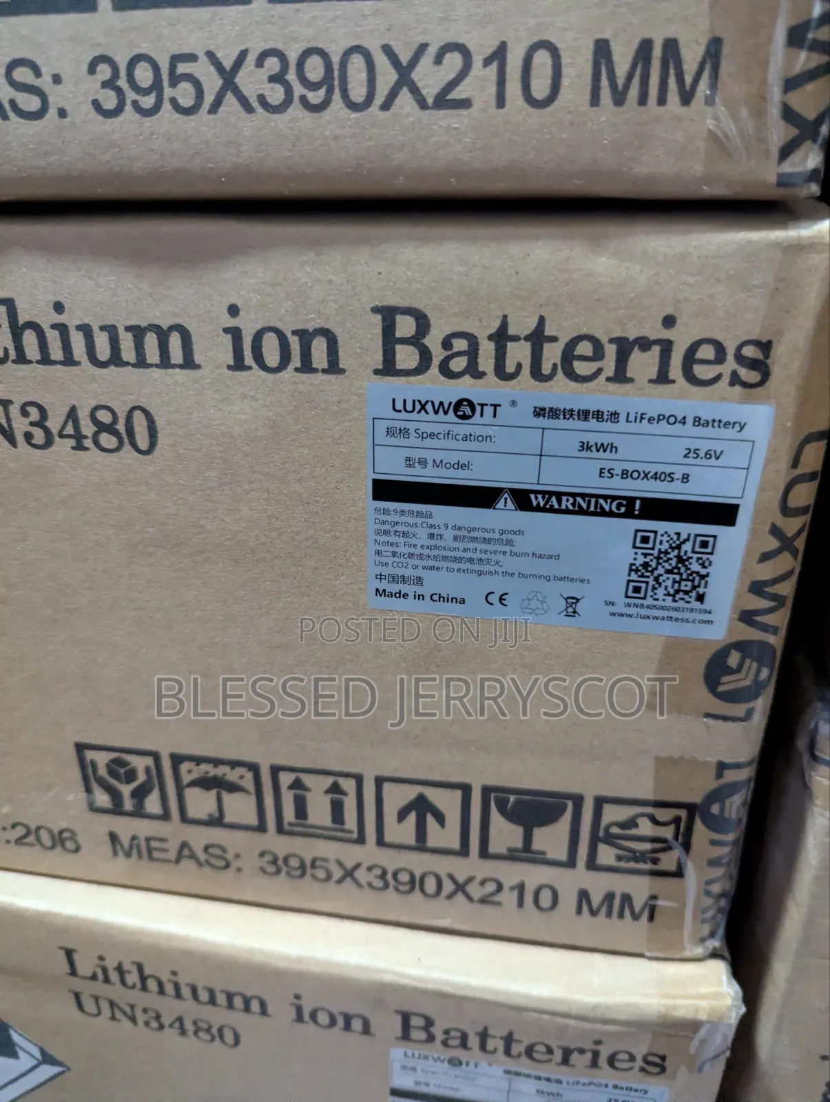 Luxwatt 3kwh 24v Lithium Ion Solar Inverter Battery Available in Stock