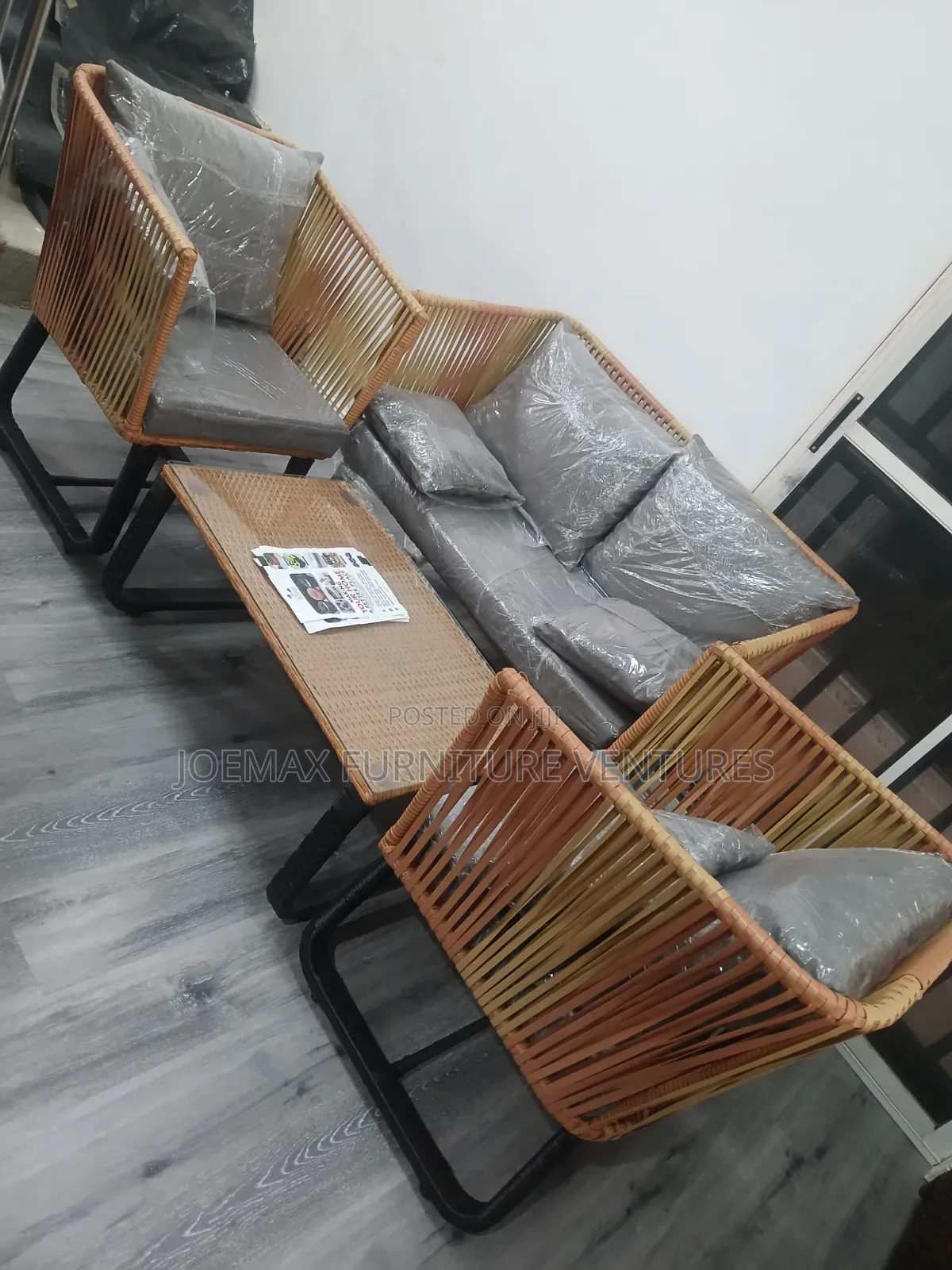 Ooutdoor Rattan Sofa 4 Seater Set.