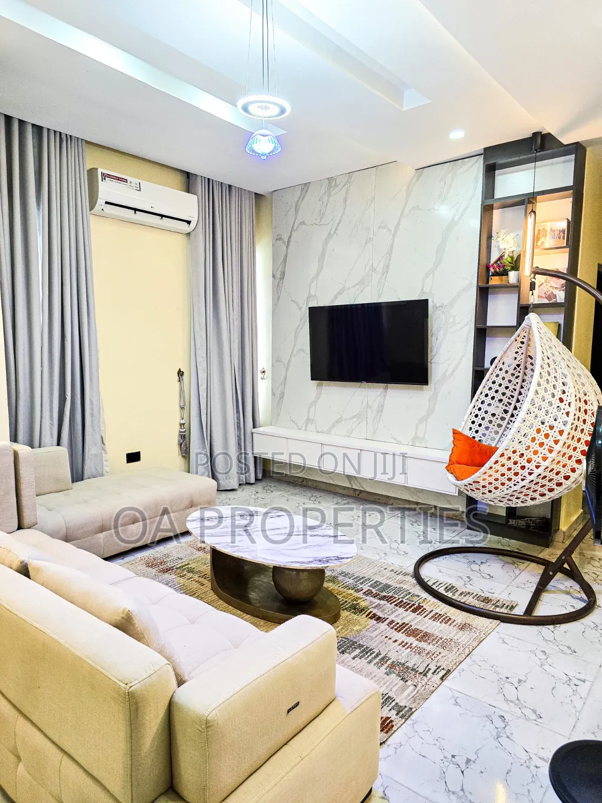 Furnished 4bdrm Duplex in Aerodrome Gra for rent