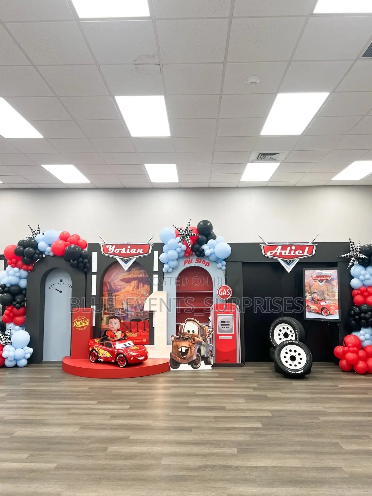 Kiddies Cartoon Theme Birthday Decorations