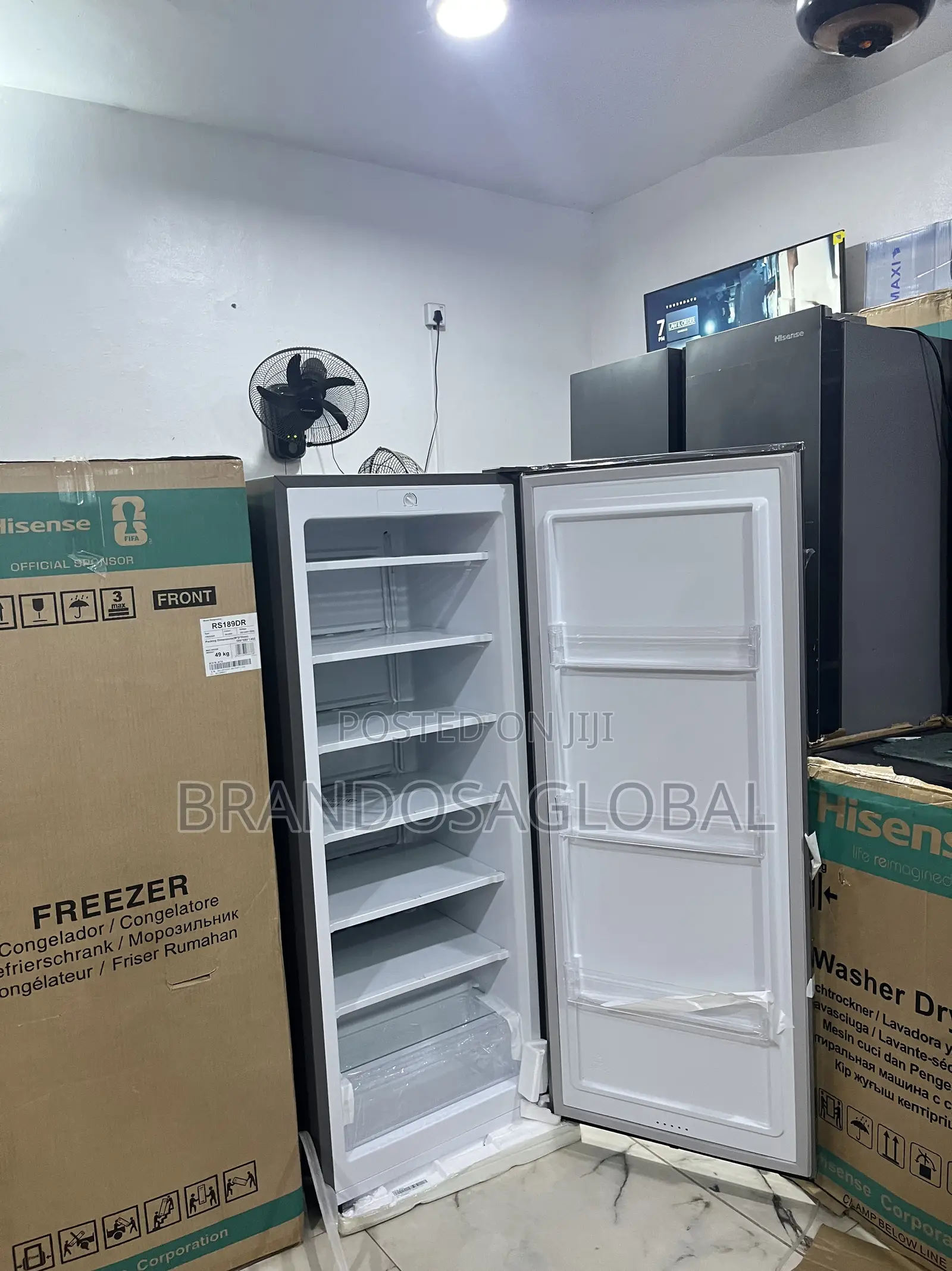 Hisense 190l Upright Freezer Rs189dr – Large Capacity Vertical Freezer