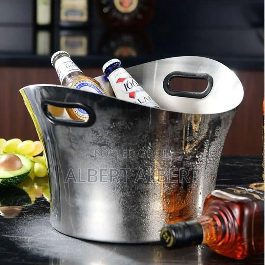 Stainless Steel Wine Champagne Bowl Silver