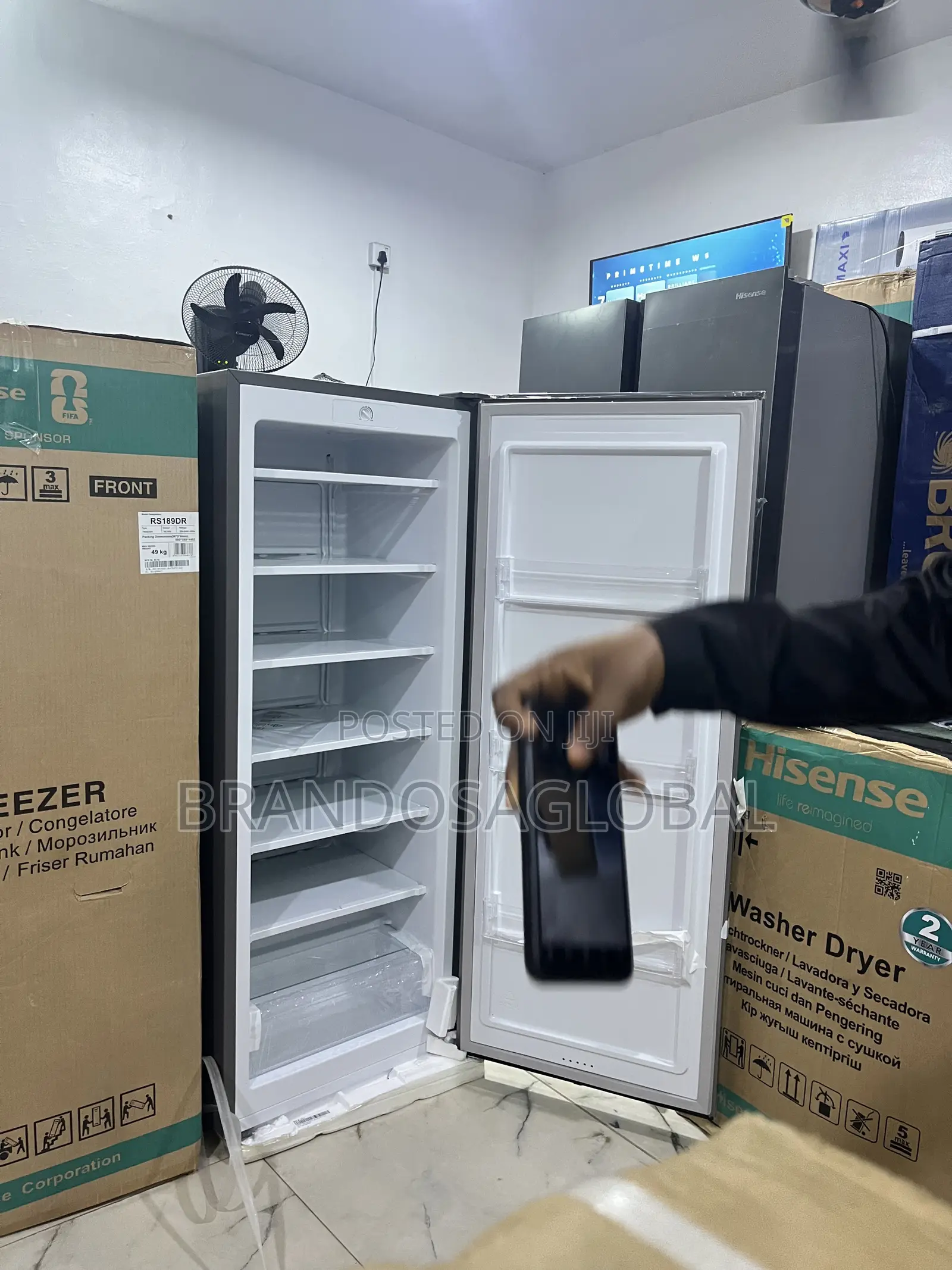 Hisense 190l Upright Freezer Rs189dr – Low Noise Freezer
