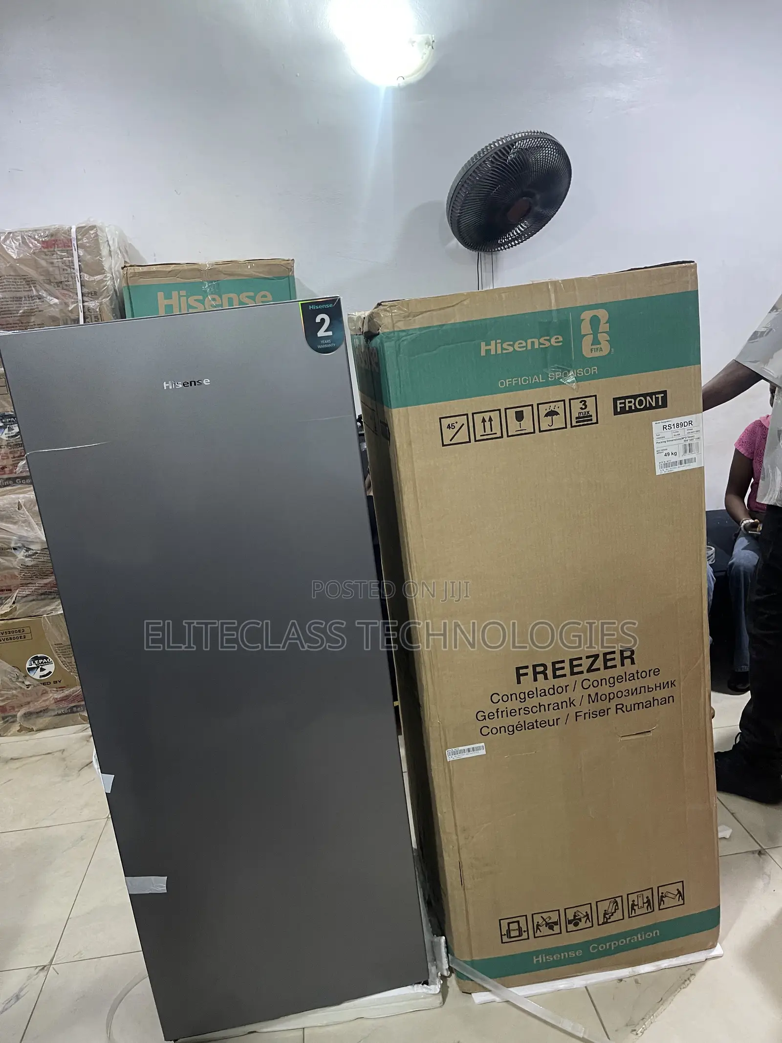 Brand New Hisense Standing Freezer 190l 189dr