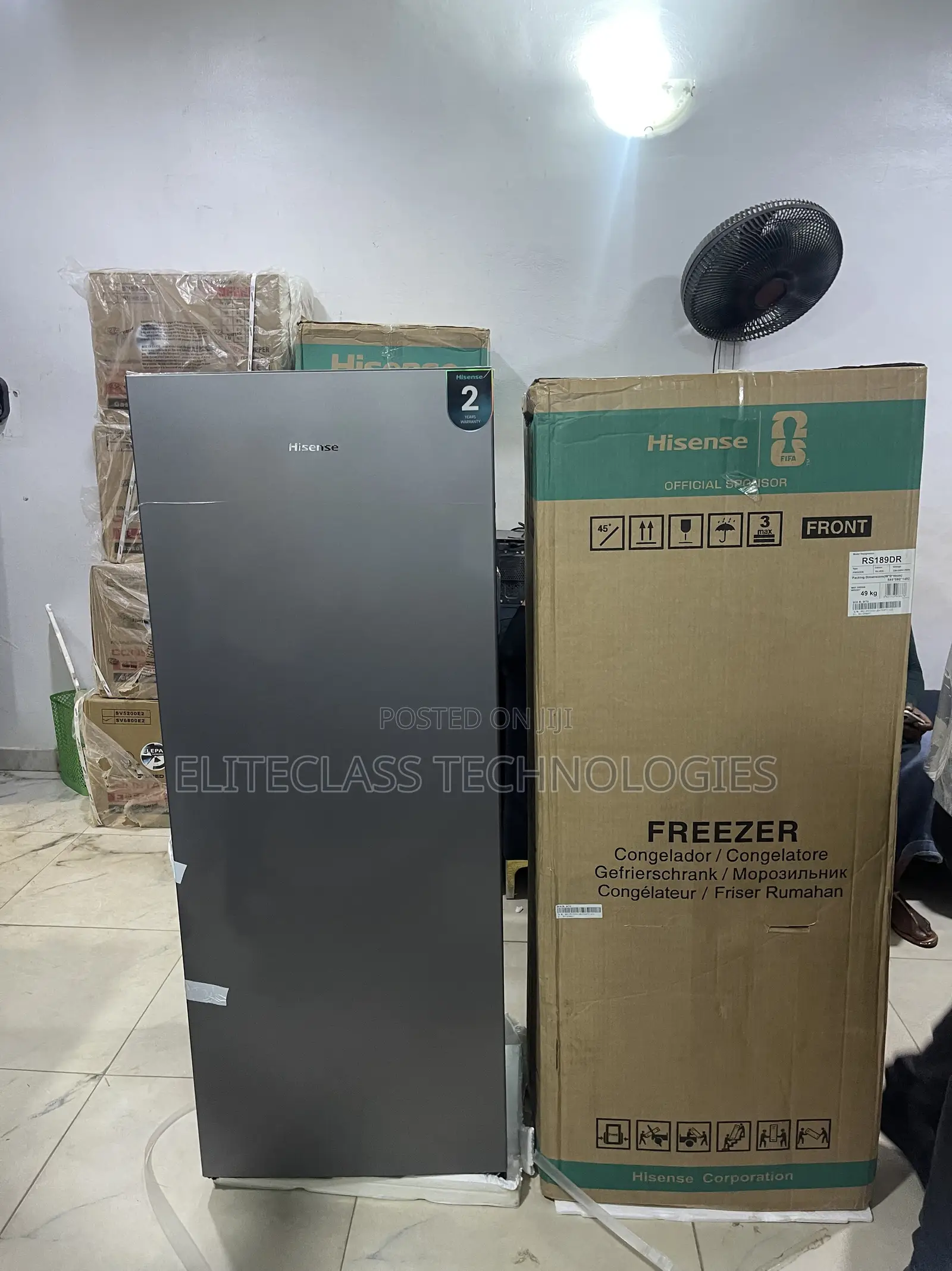 Durable Hisense 190l Vertical Freezer