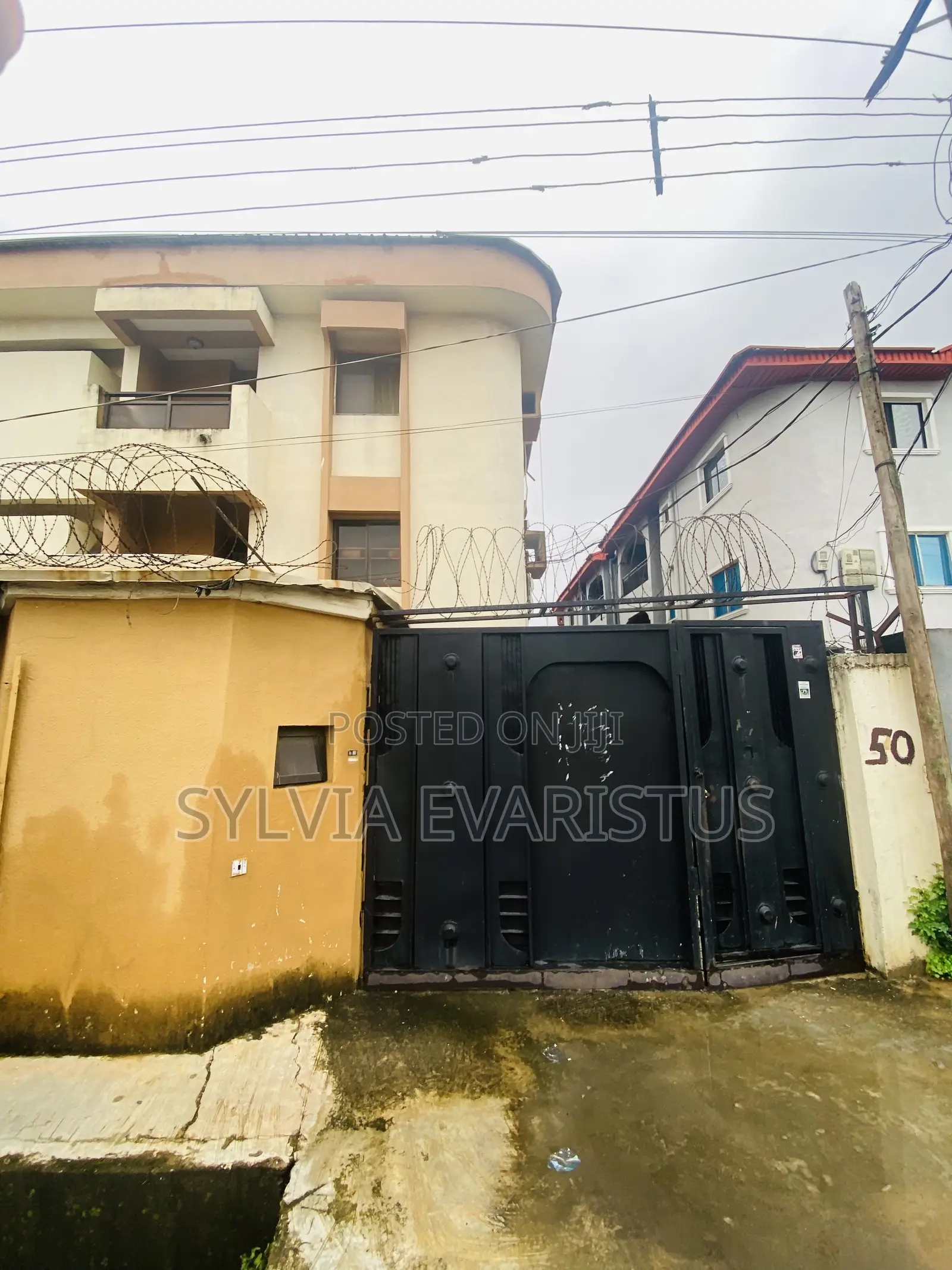 9bdrm Block of Flats in Canal Estate Okota, Ago Palace for sale