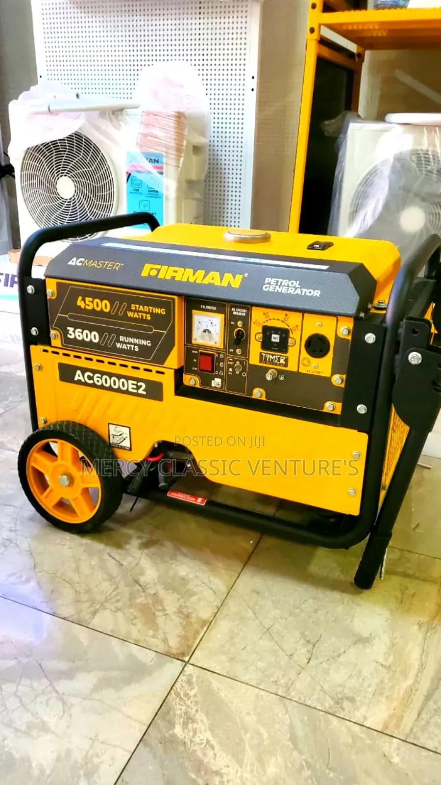 Firman Ac6000e2 4.5kva Key Start Generator – 100% Copper Coil |