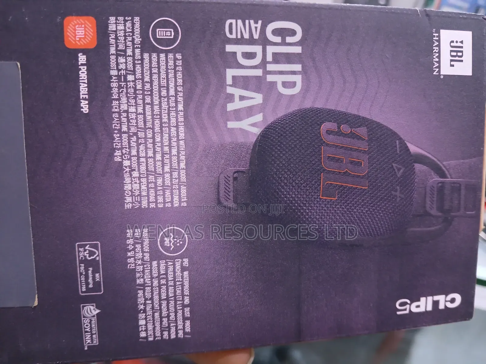 Original JBL Clip 5 Speaker