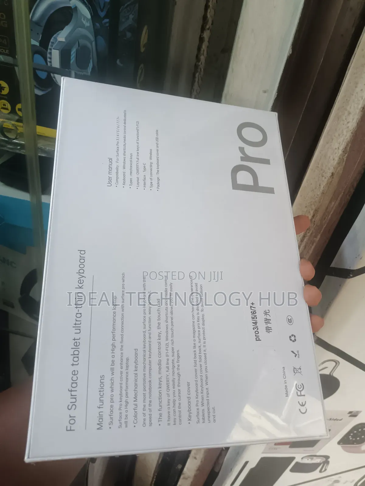 Microsoft Surface Pro 3 - 7 and X Ultra Thin Keyboard Case