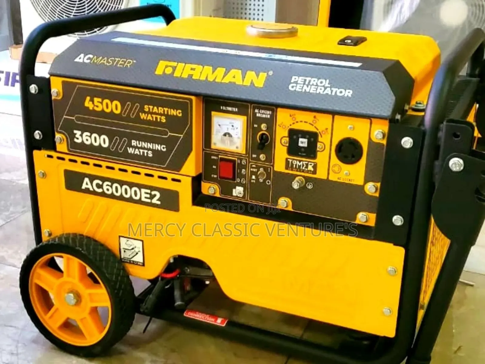 Firman Ac6000e2 4.5kva Key Start Generator – 100% Copper Coil |