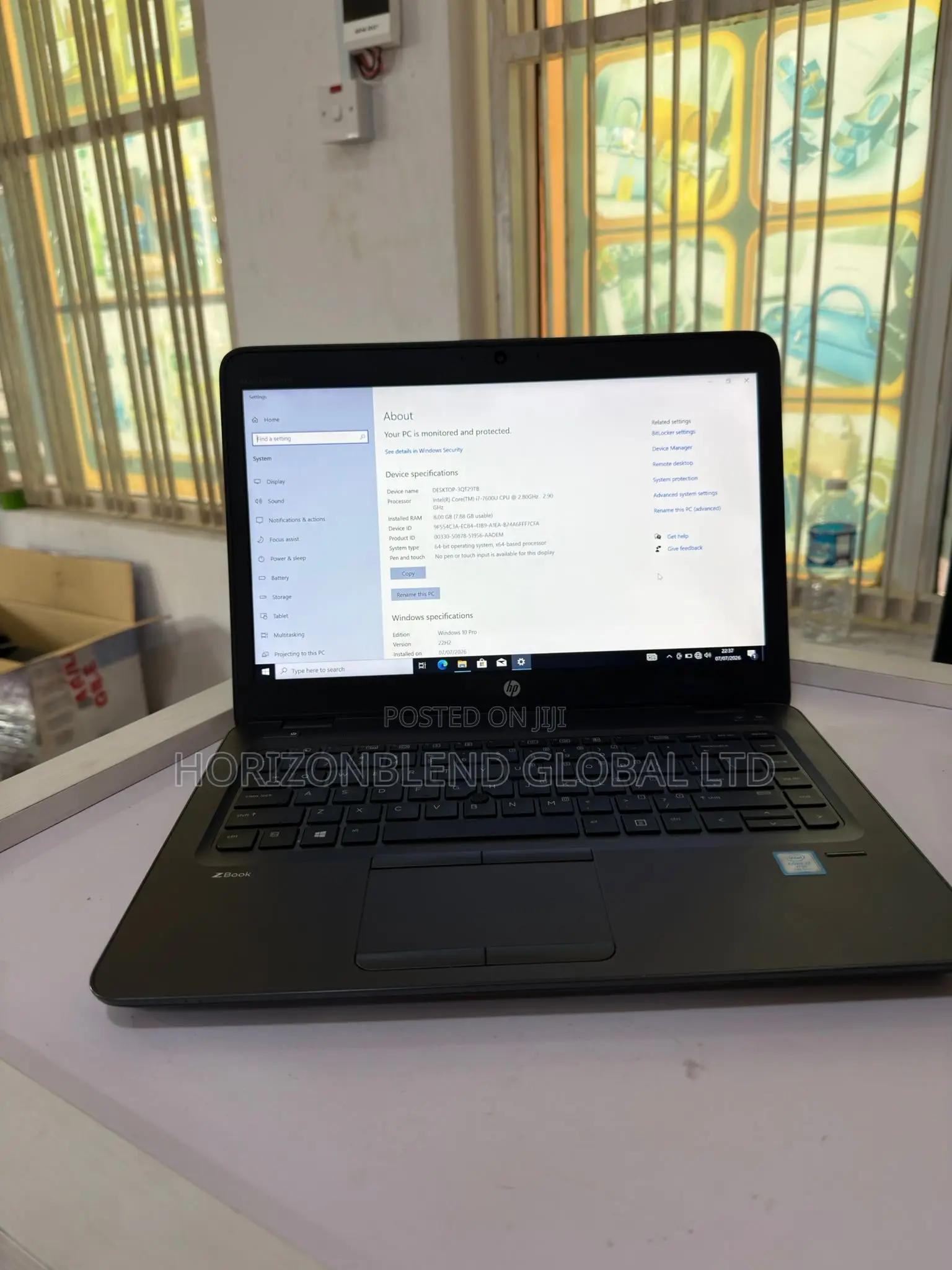 Laptop HP ZBook 14u G4 8GB Intel Core i7 SSD 256GB