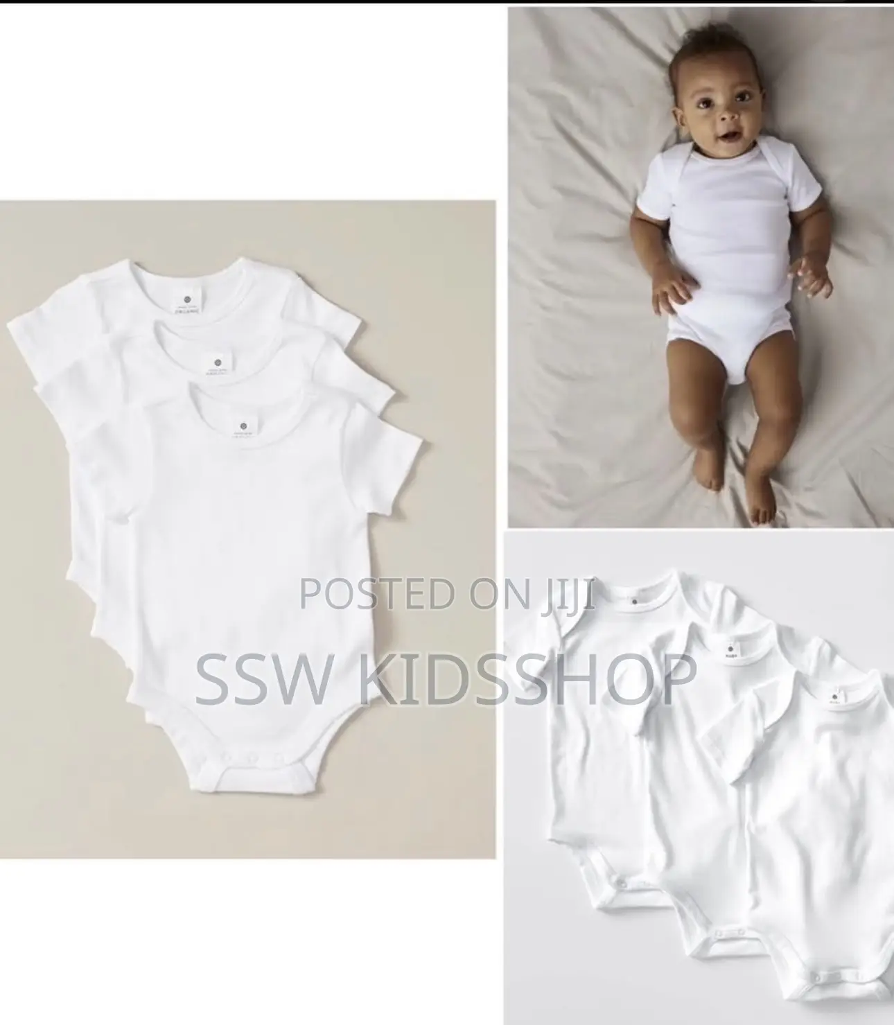 White Baby Bodysuit / Onesie
