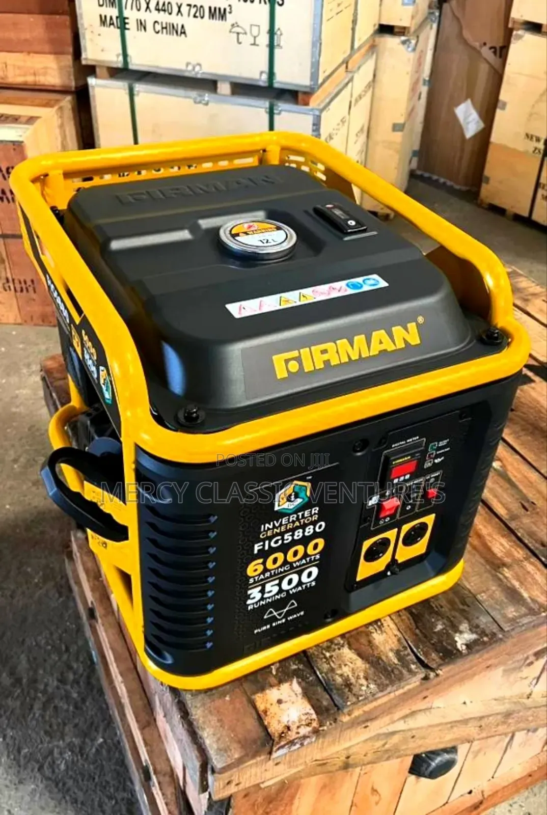 Firman Fig5880 Inverter Petrol Generator –6.0 Kva | Super Silent |