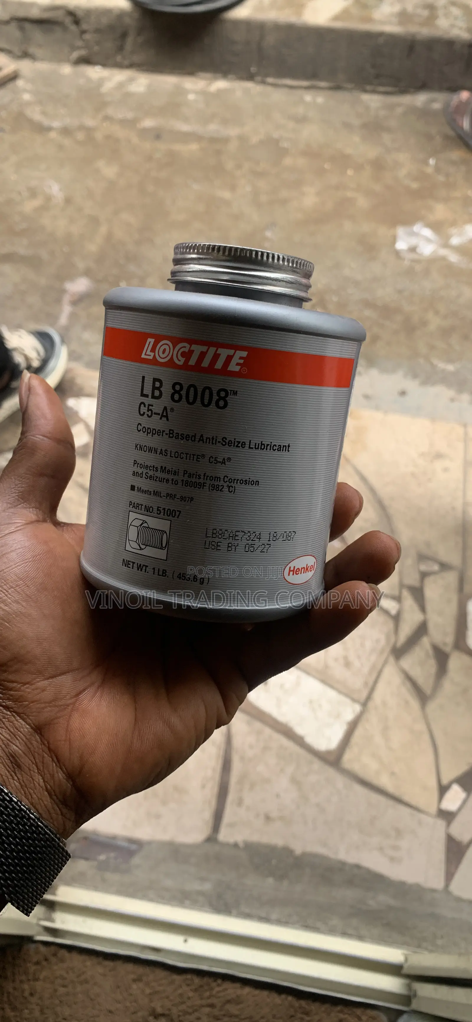 Loctite Lb 8008 C5-A* - Copper-Based Anti-Seize Lubricant.
