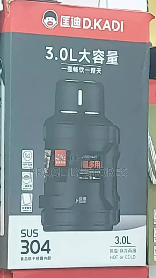 D. Kadi Vacuum Flask 5/4/3 Litres