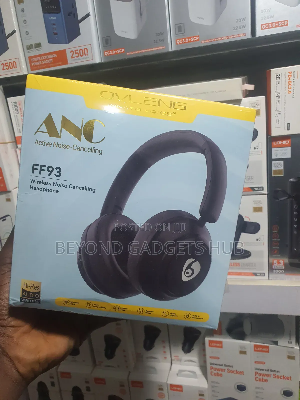 Oxleng Ff93 Anc Wireless Noise-Cancelling Headphones