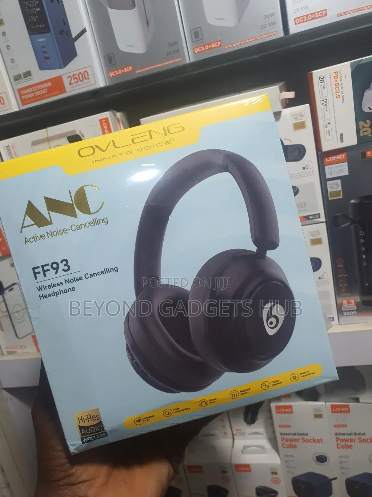 Oxleng Ff93 Anc Wireless Noise-Cancelling Headphones