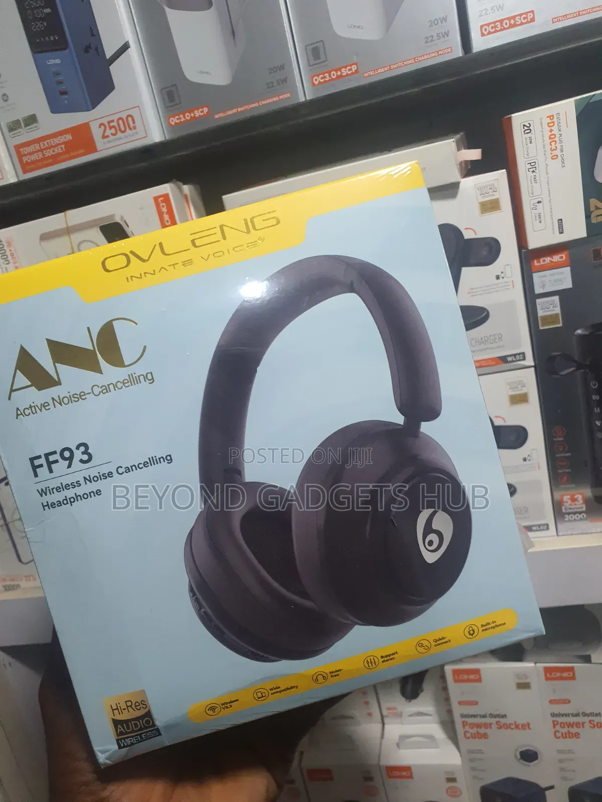 Oxleng Ff93 Anc Wireless Noise-Cancelling Headphones