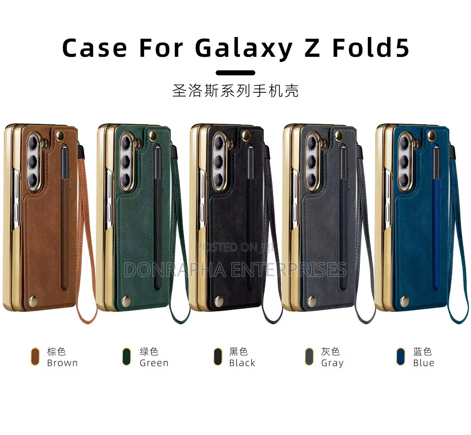 Samsung Galaxy Fold 2/3/4/5/6 Leather Care With Pen