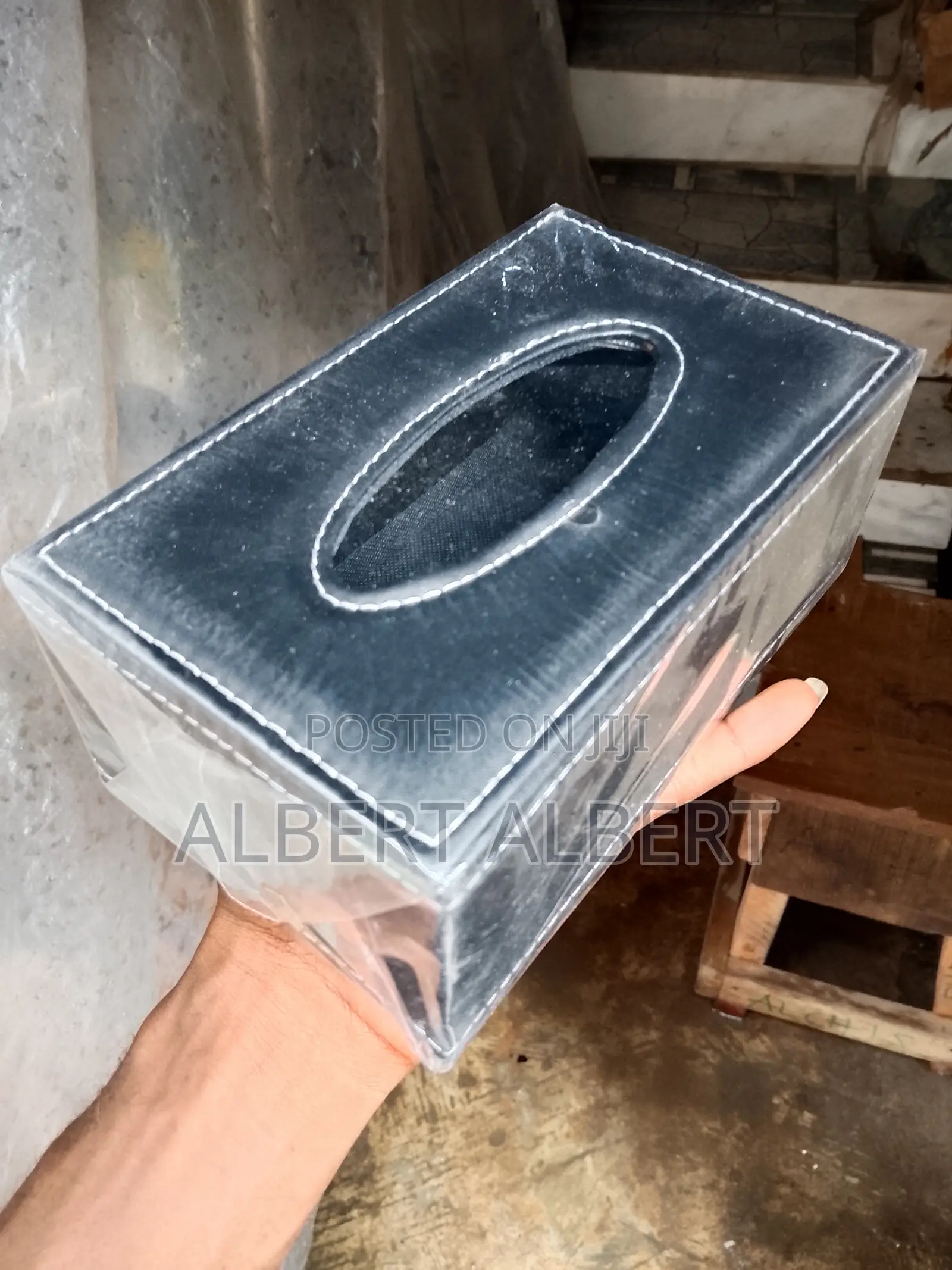 Leather Tissue Box Napkin Holder