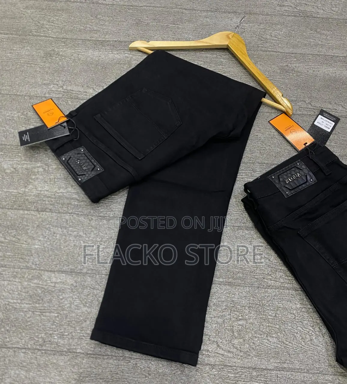 High Quality Denim Striaght Cut Jeans