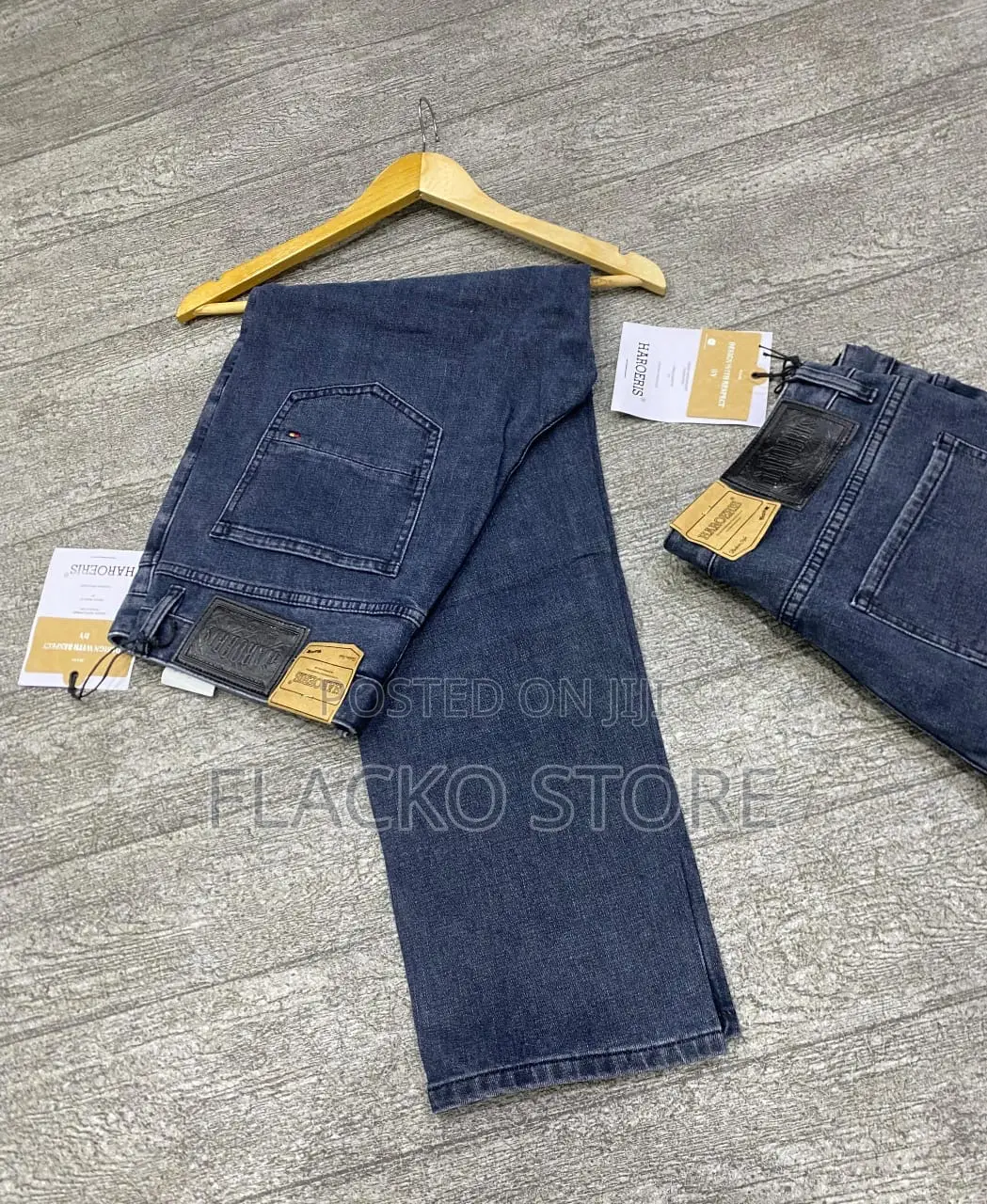 High Quality Denim Striaght Cut Jeans