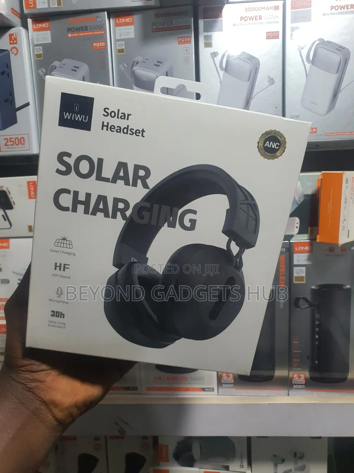 Wiwu Solar Headset – Anc Wireless Headphones