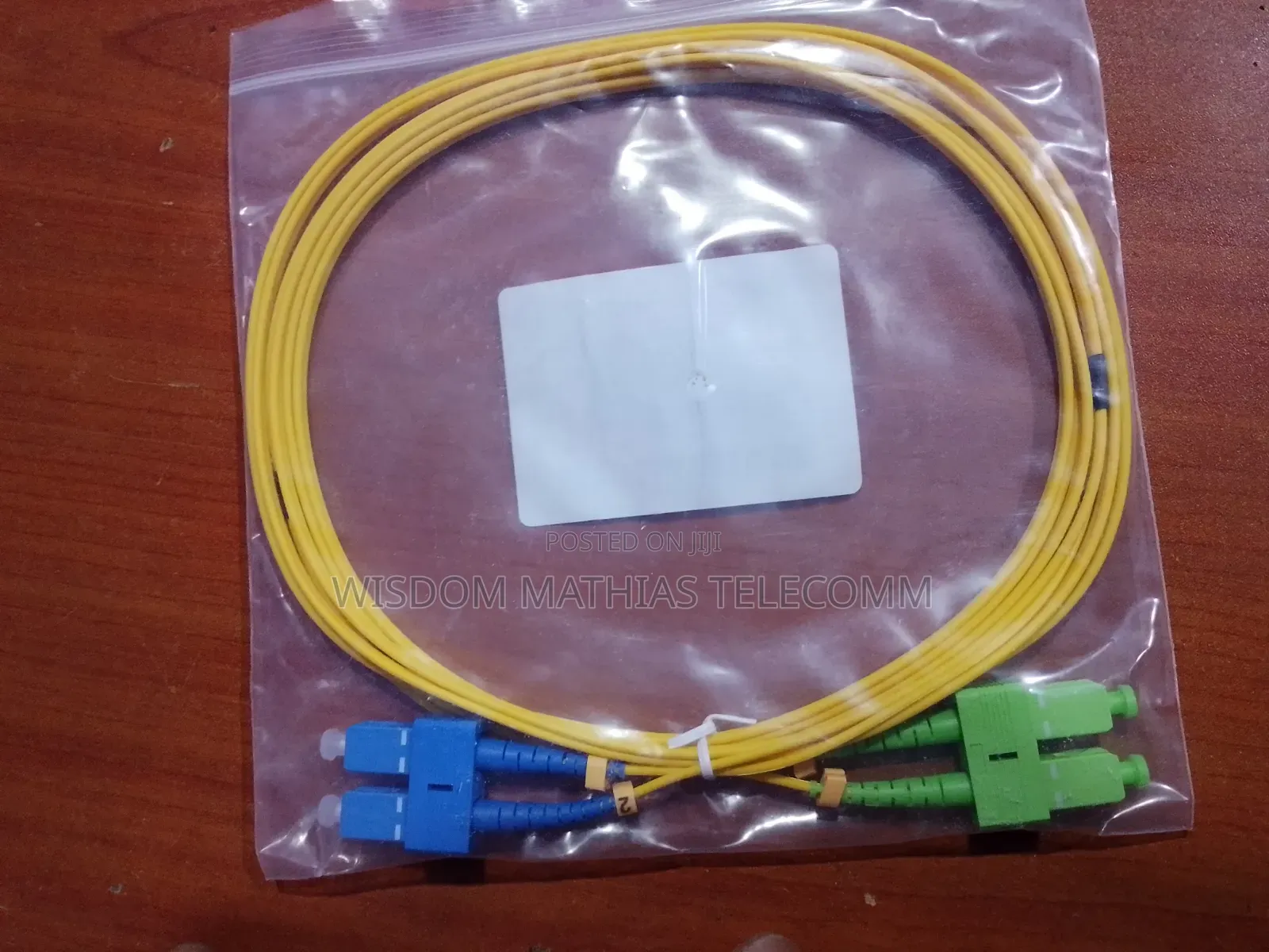 3m Sc/Apc to Sc/Upc Single Mode Duplex Fiber Optic Patch Cord (Lszh)