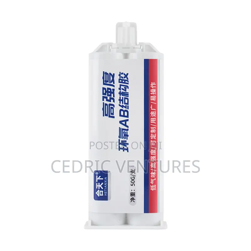Transparent Fast Drying Epoxy Resin Ab Glue 50g Strong Bonding Metal
