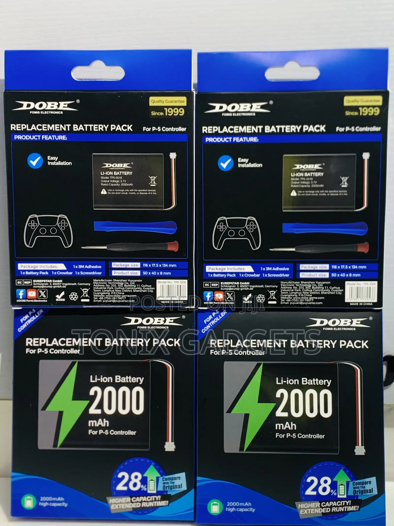 Dobe Replacement Battery Pack for Ps5