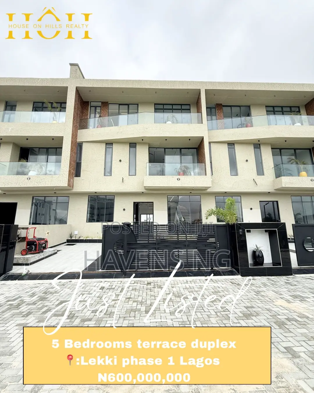 5bdrm Townhouse/Terrace in Lekki Phase 1 for sale