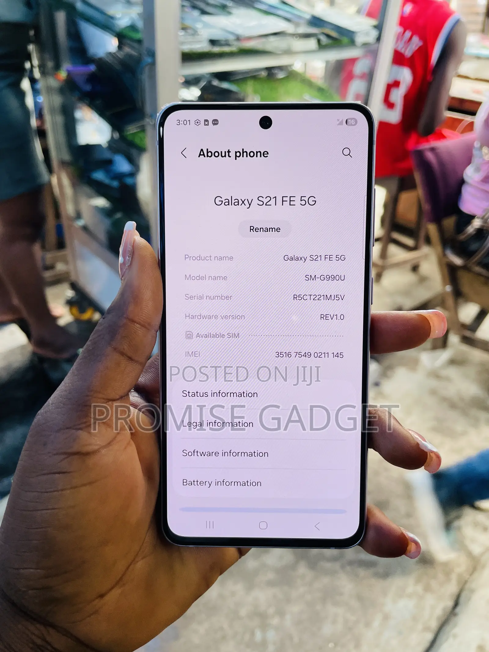 Samsung Galaxy S21 FE 5G 128 GB Purple