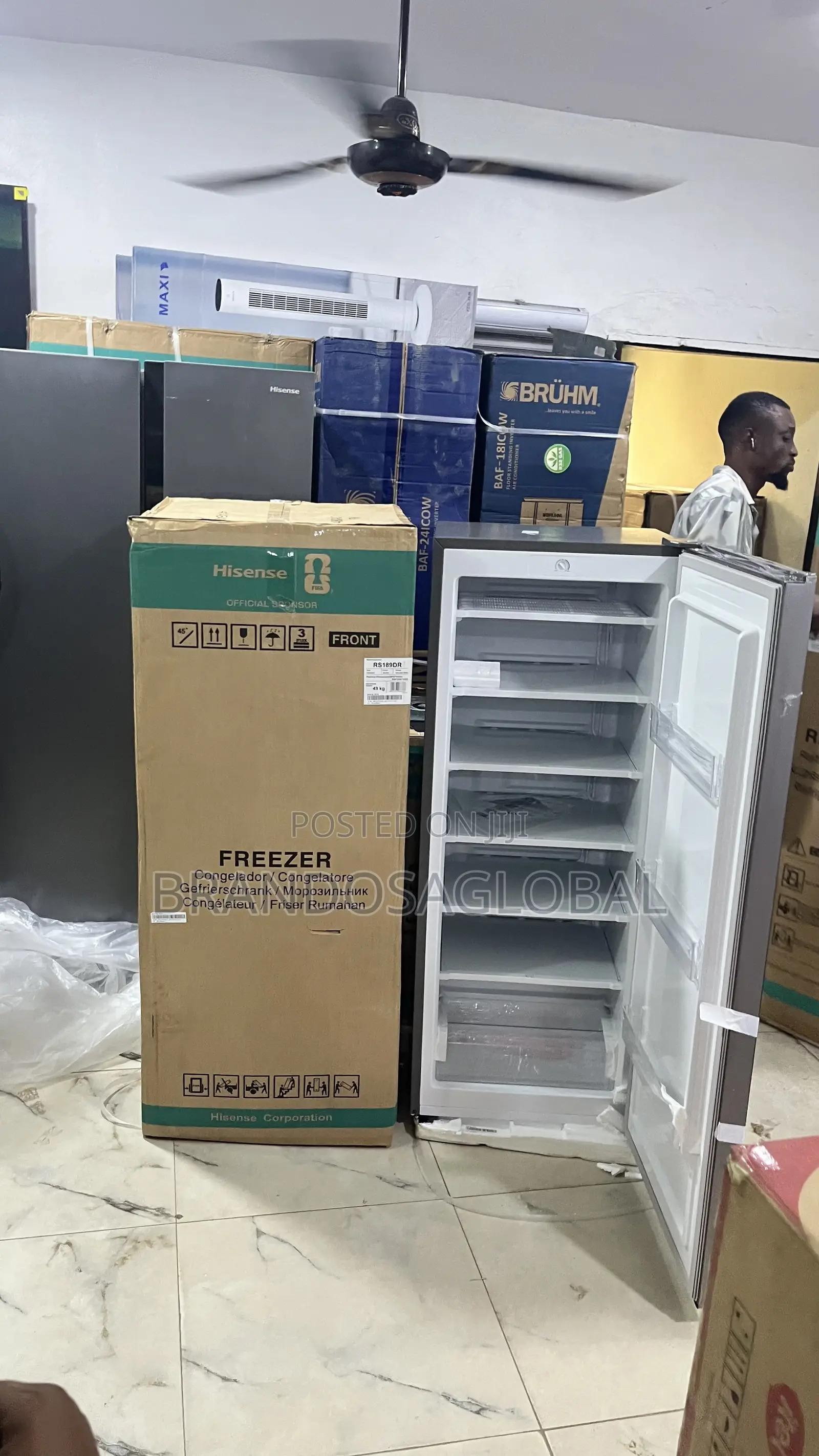 Hisense Rs189dr Upright Freezer – Modern Frozen Food Appliance