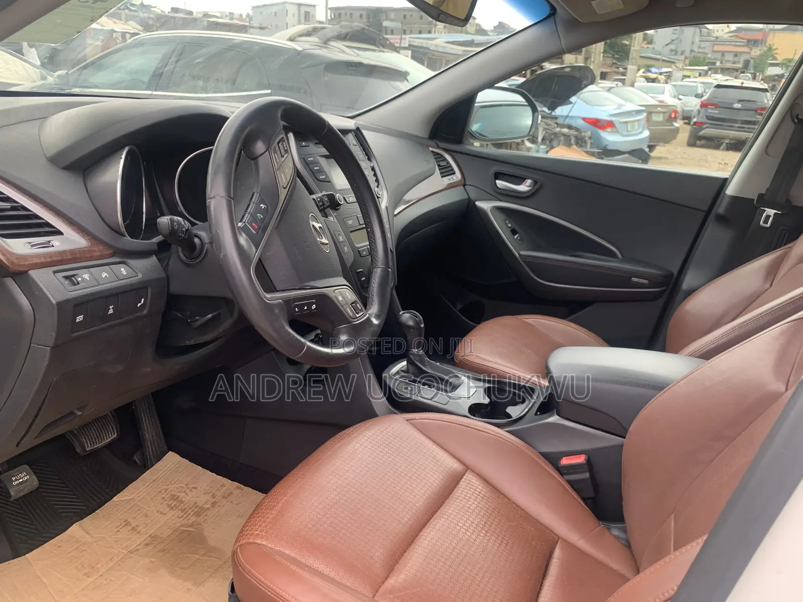 Hyundai Santa Fe 2014 White