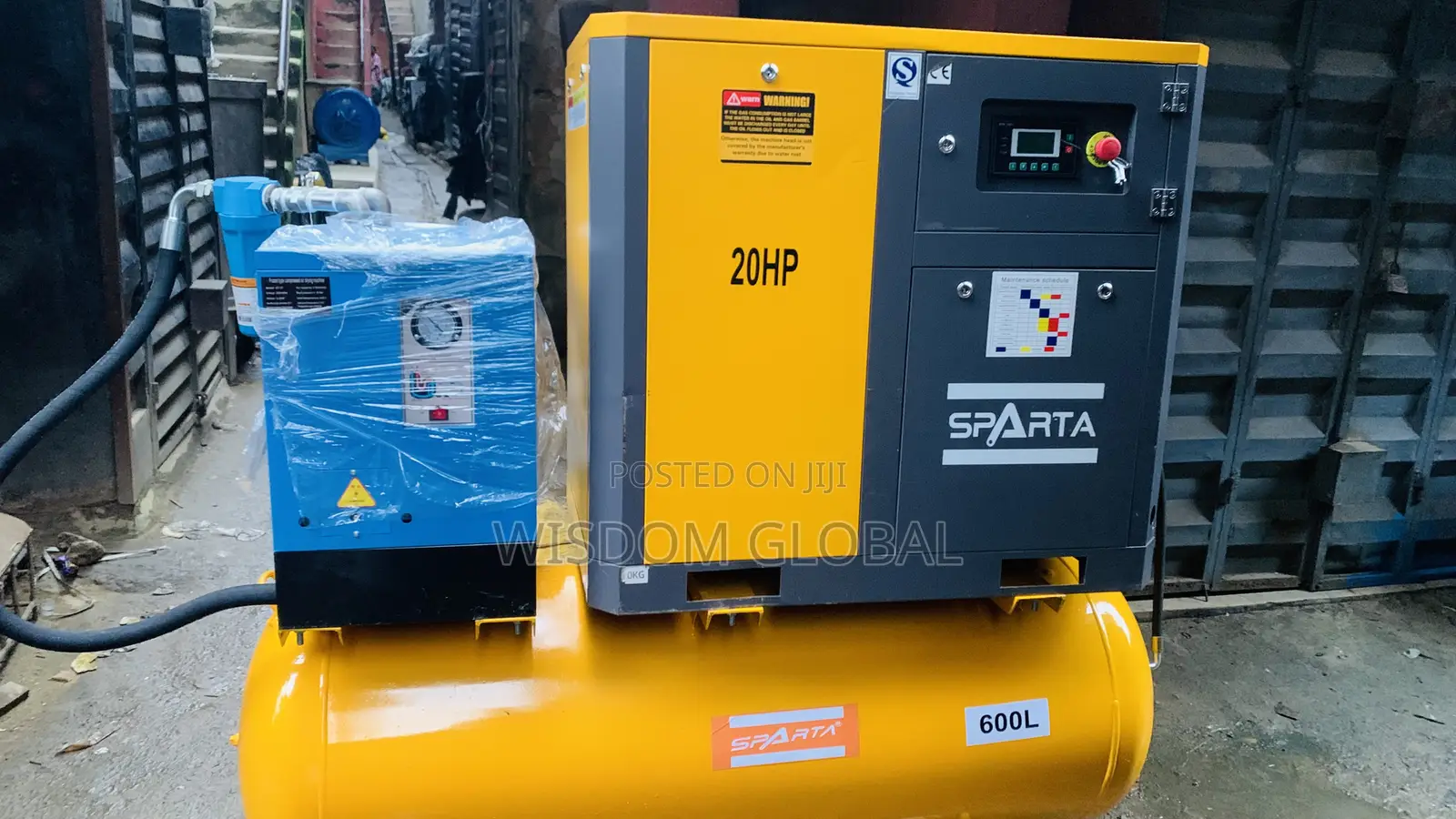 All In One Sparta Screw Compressor Machine