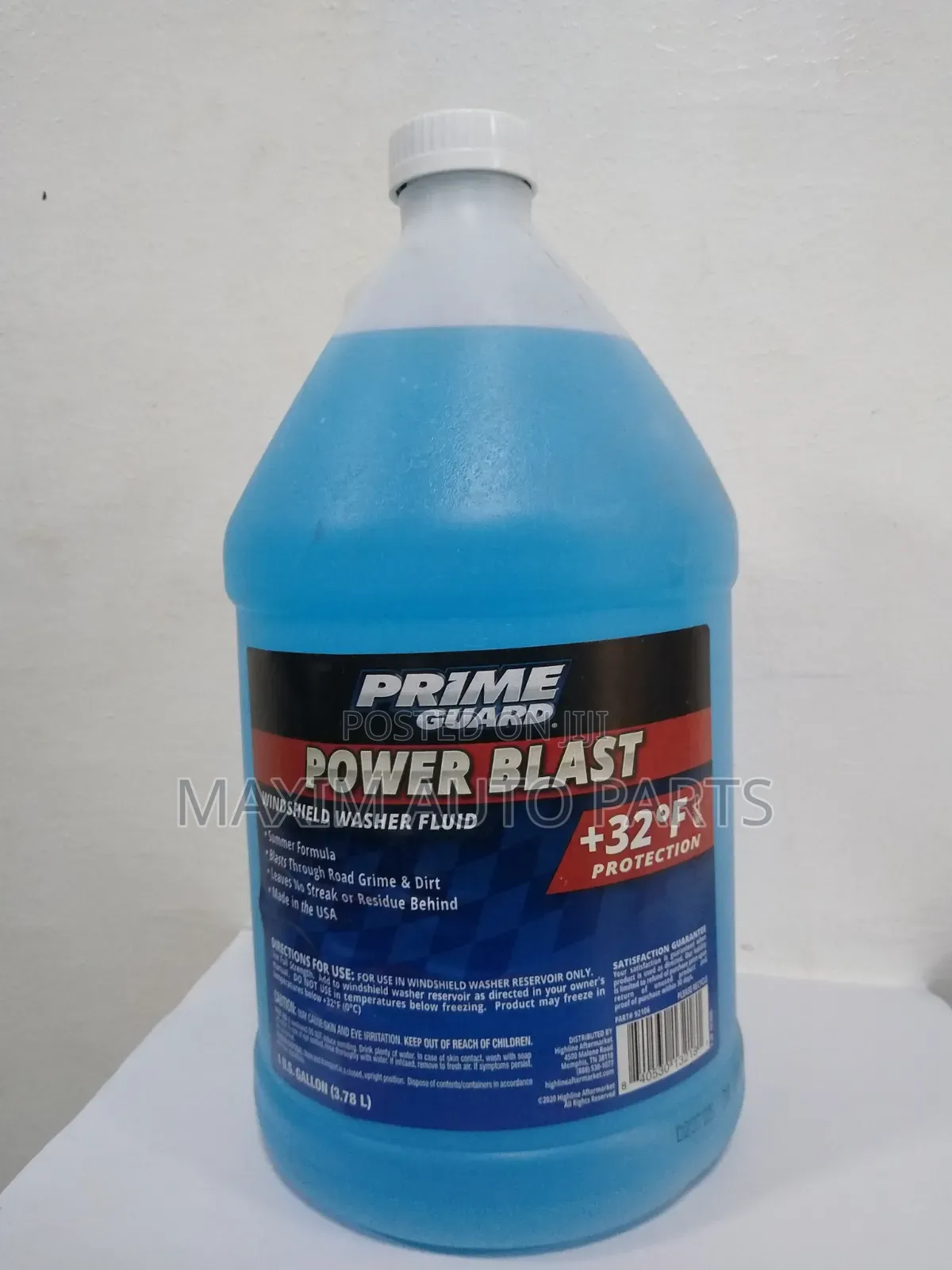 Prime Guard Power Blast Windshield Washer Fluid