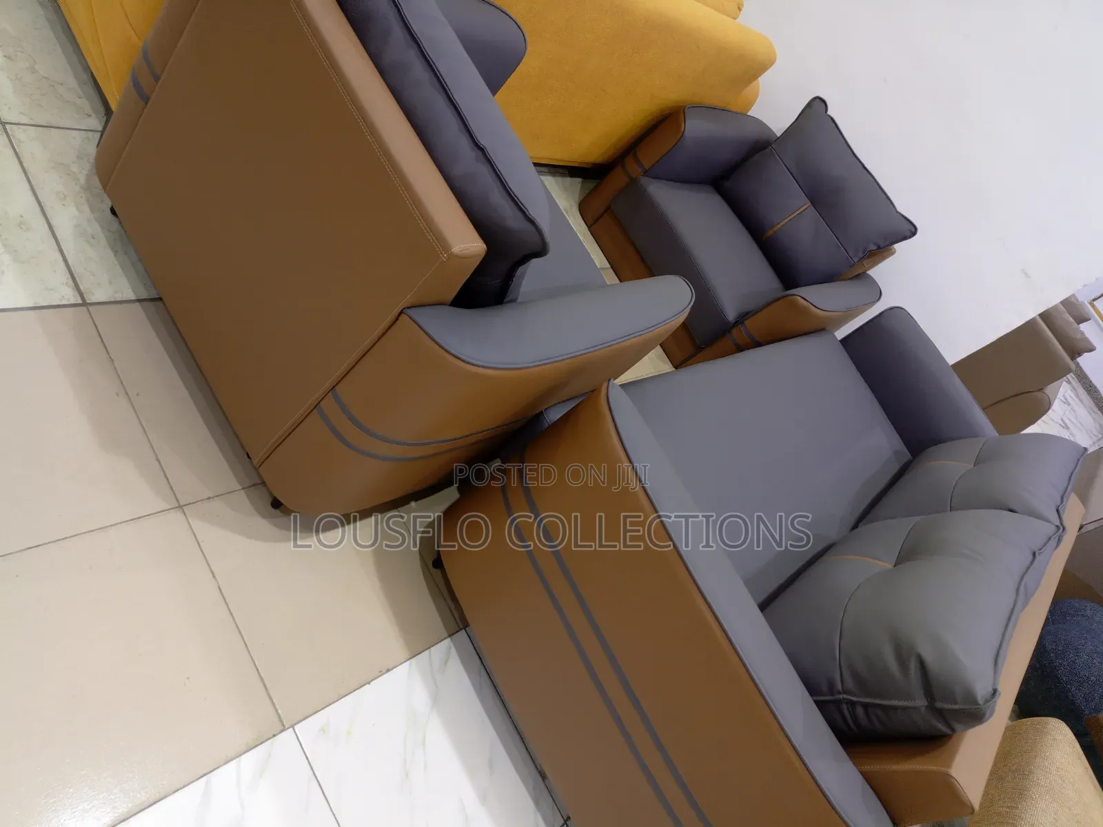 Your Quality Turkish 5 Seaters Mini Leather Office Sofa