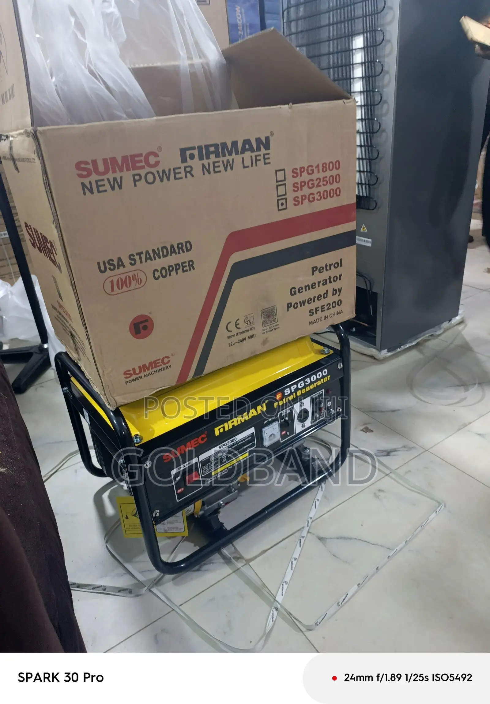 Buy Firman Sumec SPG 3000 Petrol Generator Online