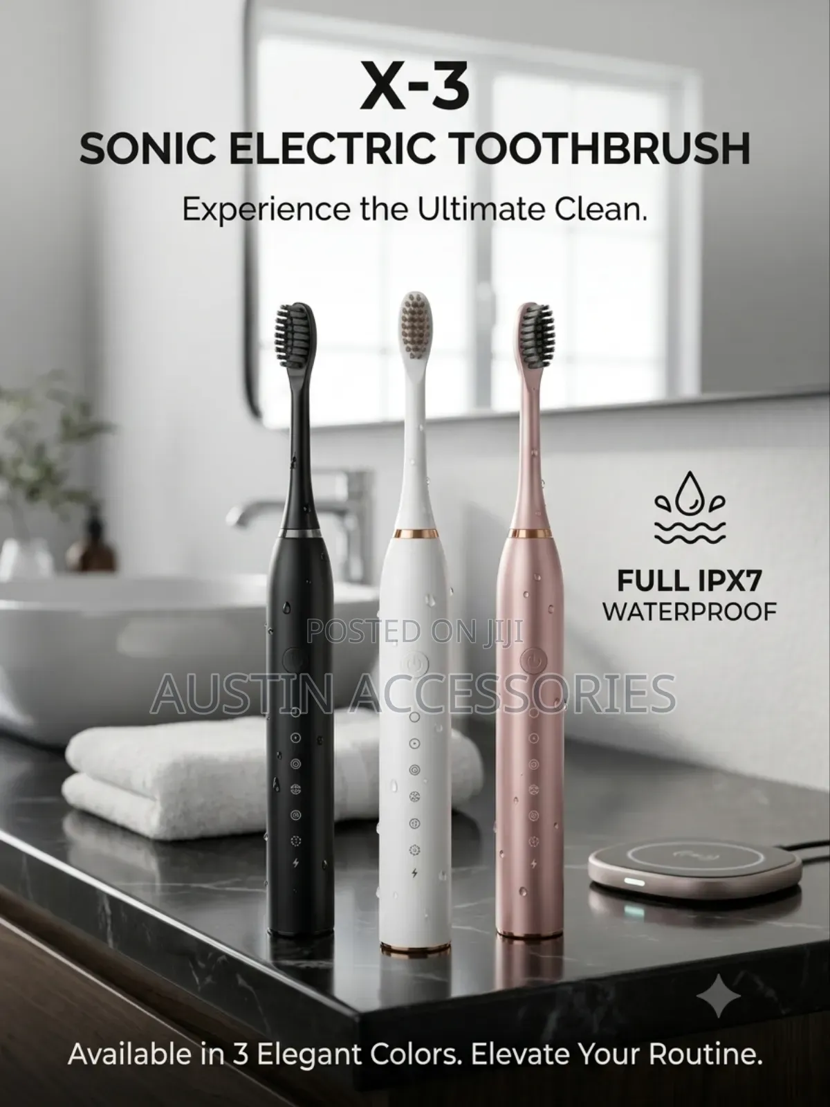 X-3 Sonic Electric Toothbrush