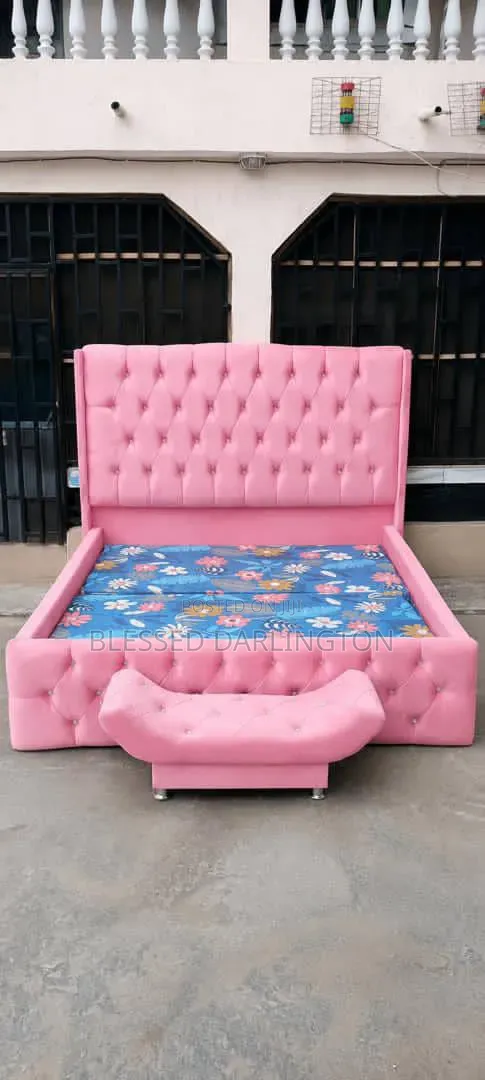 6x6 Quality Paded Bed Frame