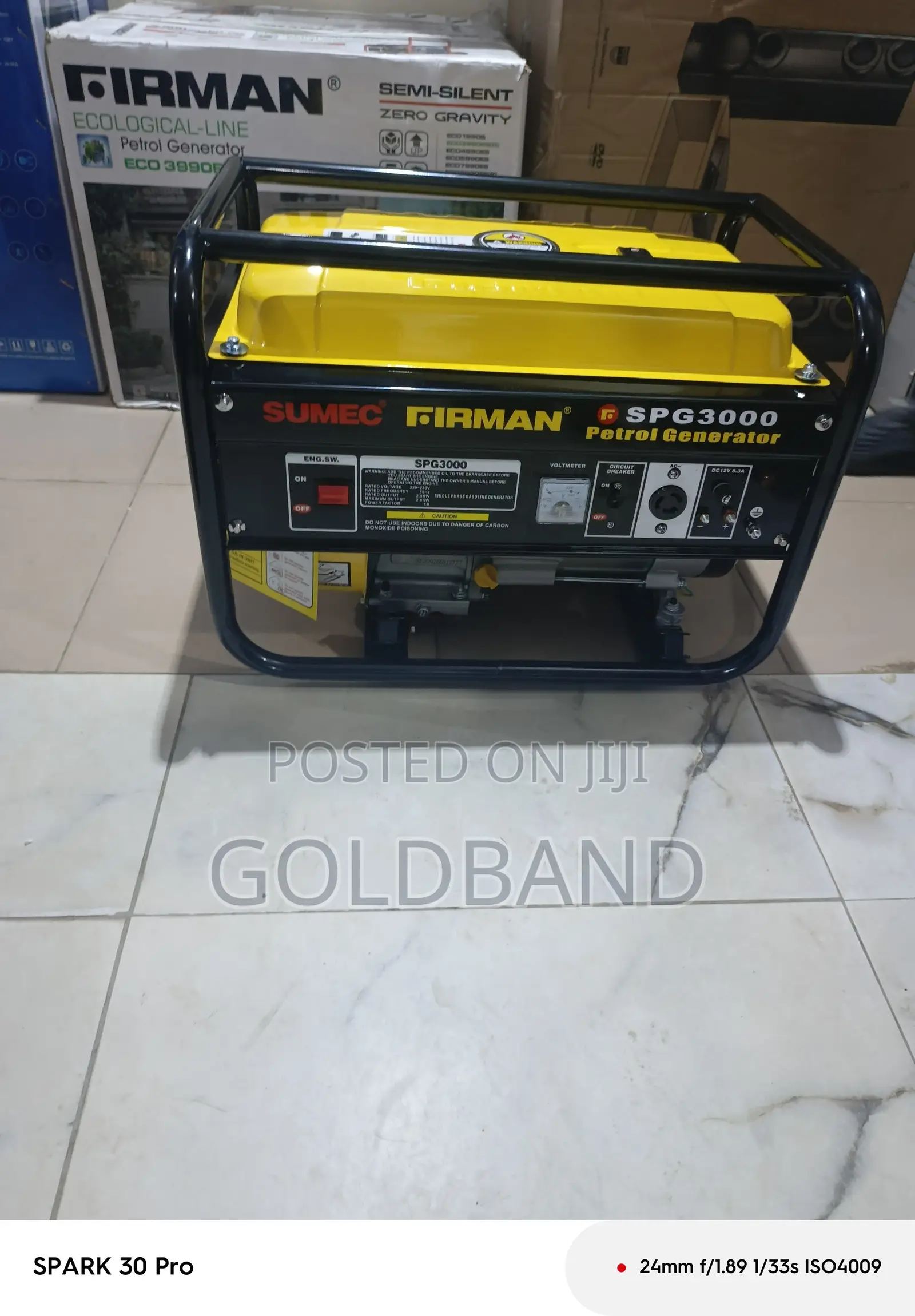 Firman SPG 3000 Petrol Generator for Homes Offices