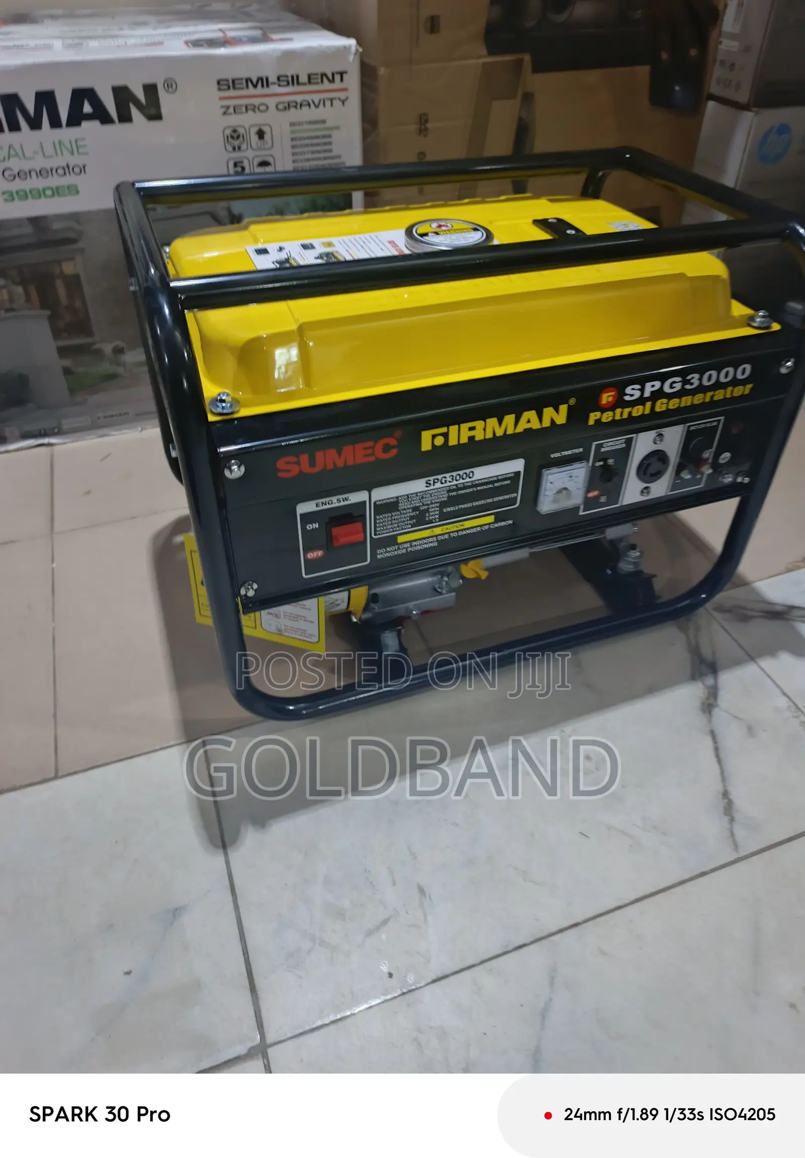 Firman SPG 3000 Fuel Generator – Smooth Performance