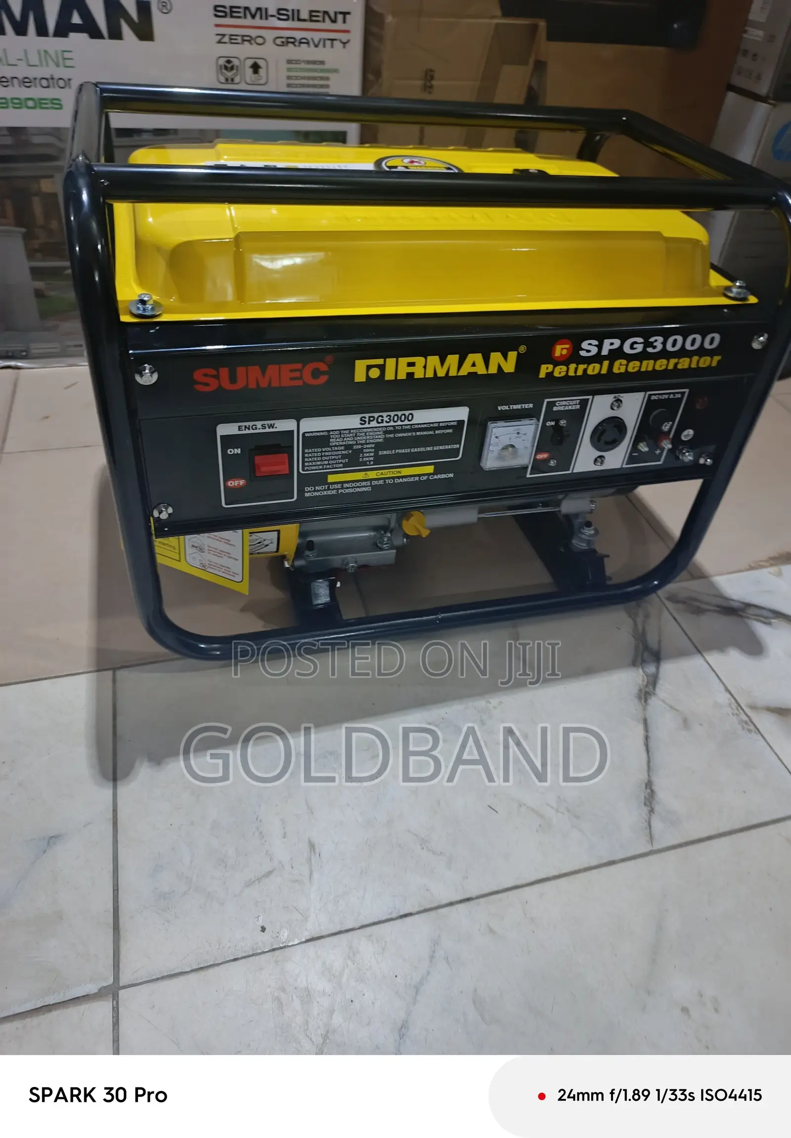 Firman SPG 3000 Fuel Generator – Smooth Performance