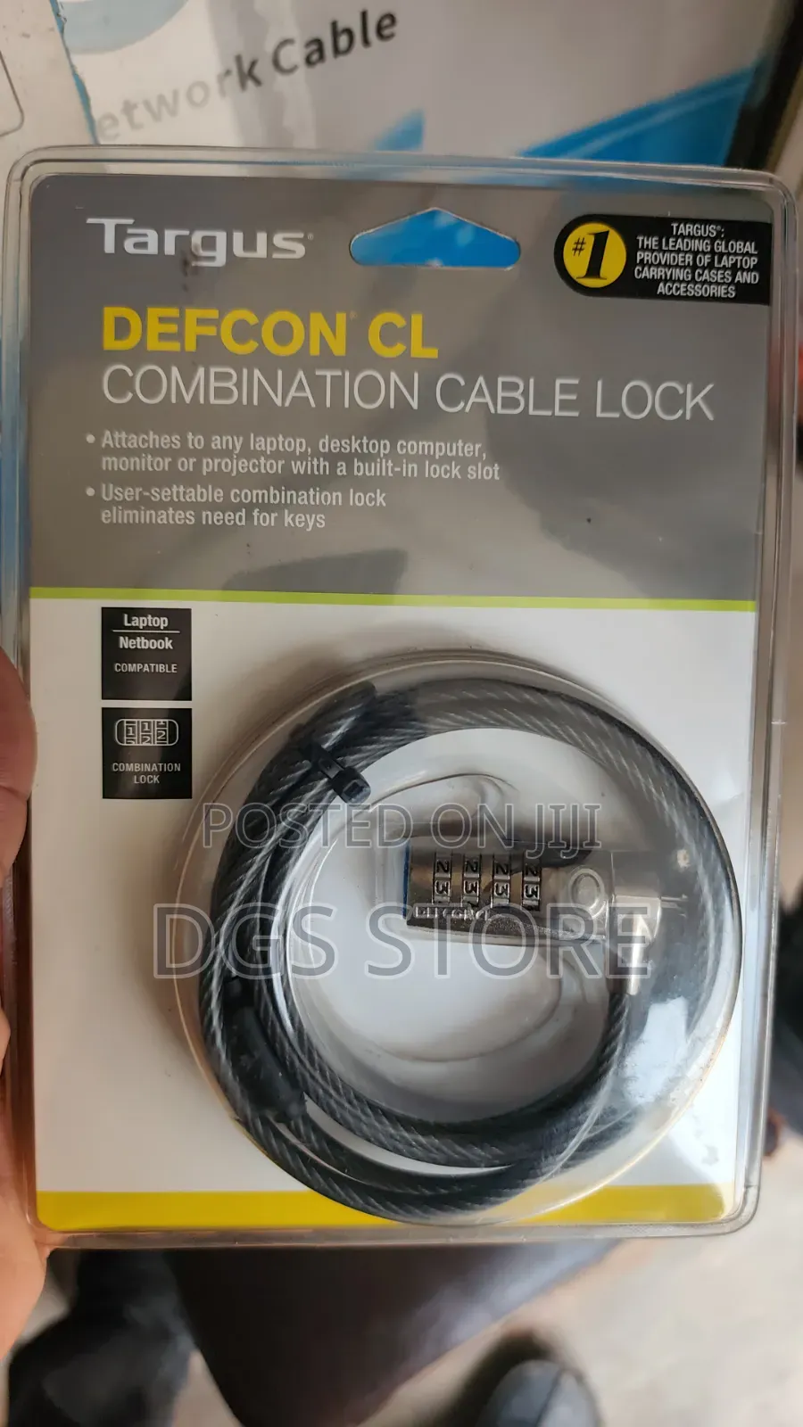 Targus Deacon Cl Laptop Cable Lock