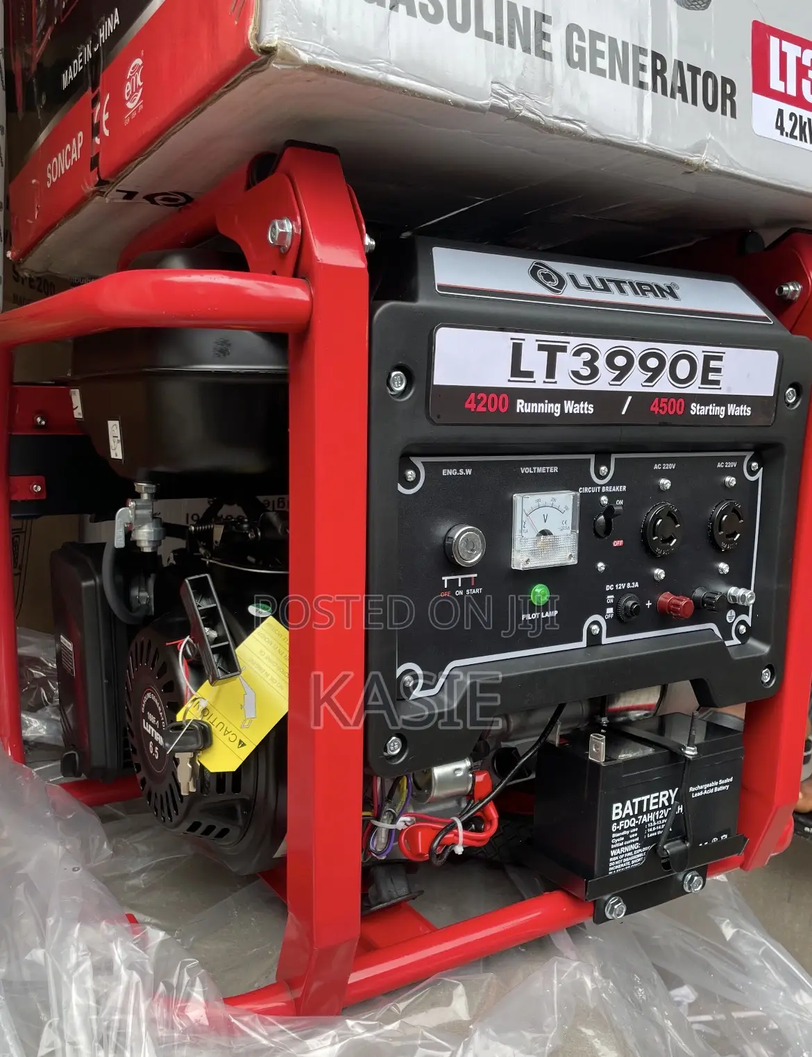 Lt3990e2. 4.5kva Original Lutian Petrol Generator