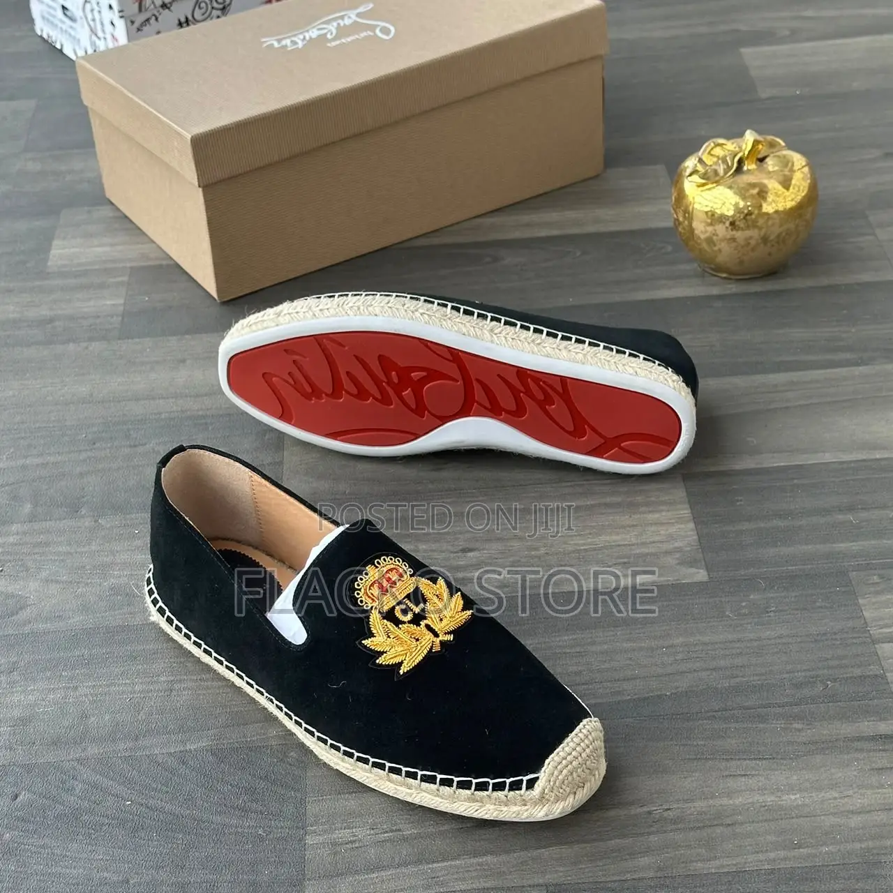 Original Christain Louboutin Espadrilles Luxury Shoes