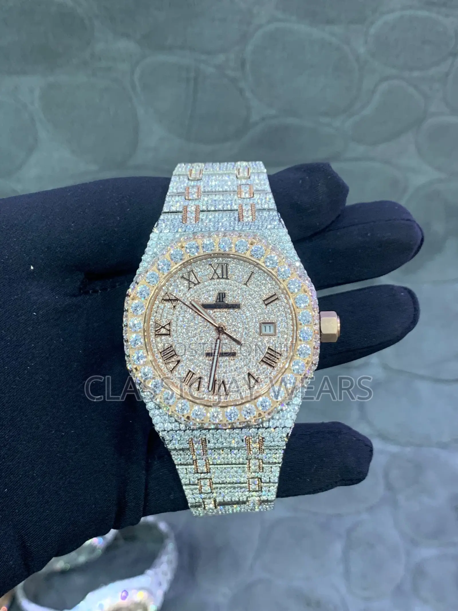 Ap(Audemars Piguet) Iced Out Watches Zirconia Stones