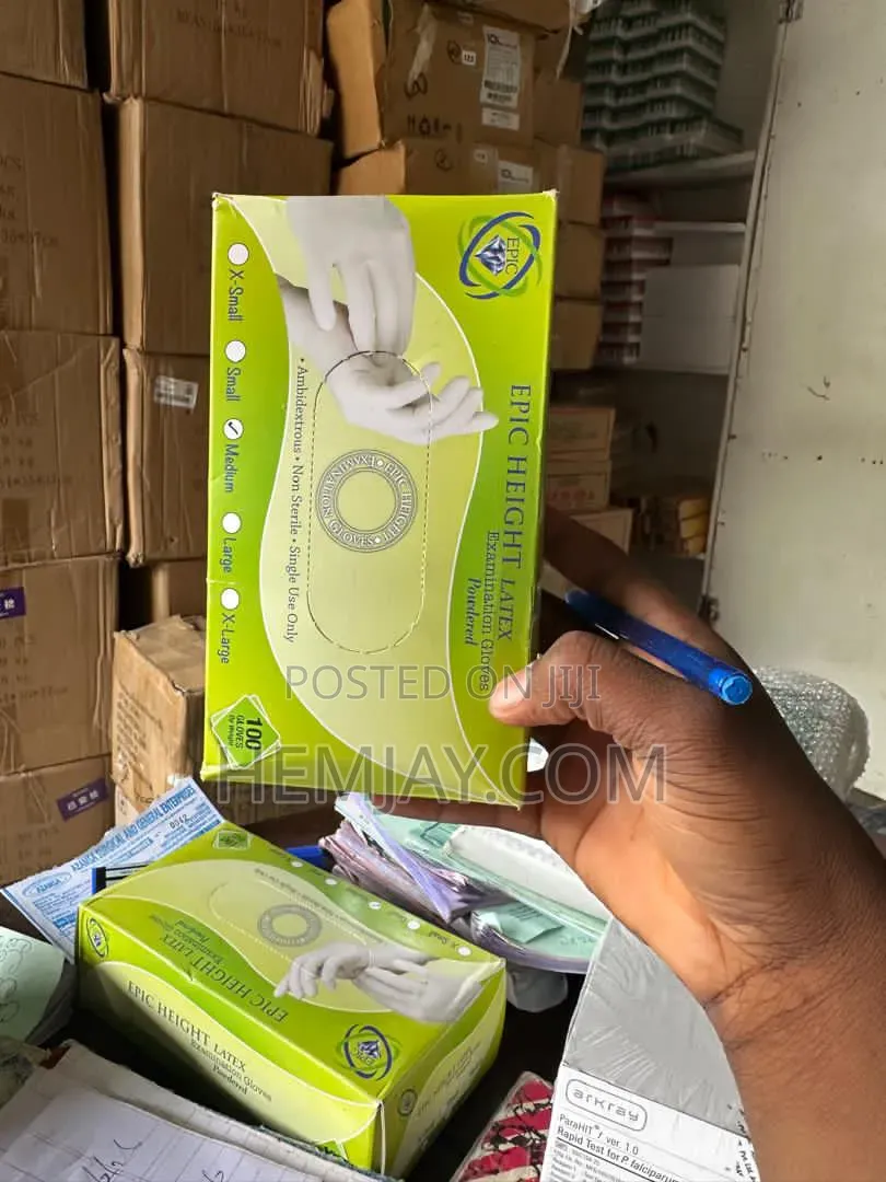 Carton of Nosemask, Hand Gloves, Nurse Cap and First Aid Equipments...