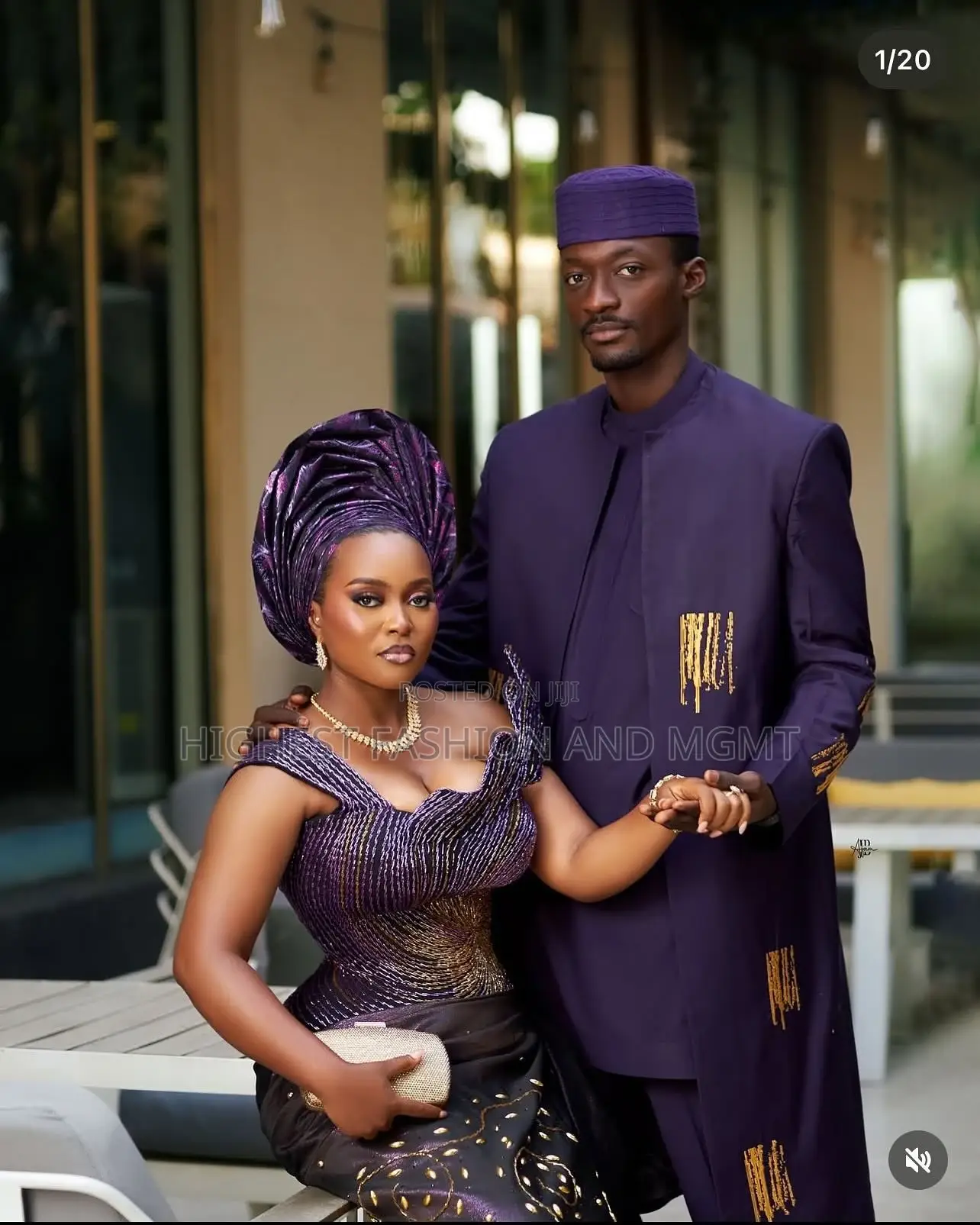 Purple Textured Corset Gown Men’S Structured Purple Kaftan