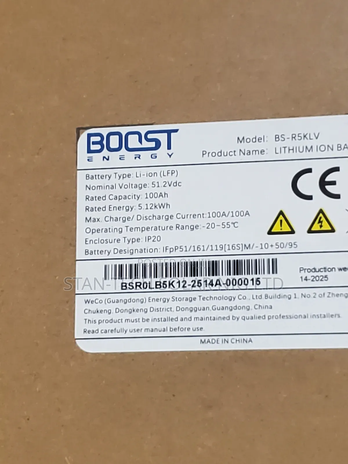 5kwh 48v Boost Lithium Battery
